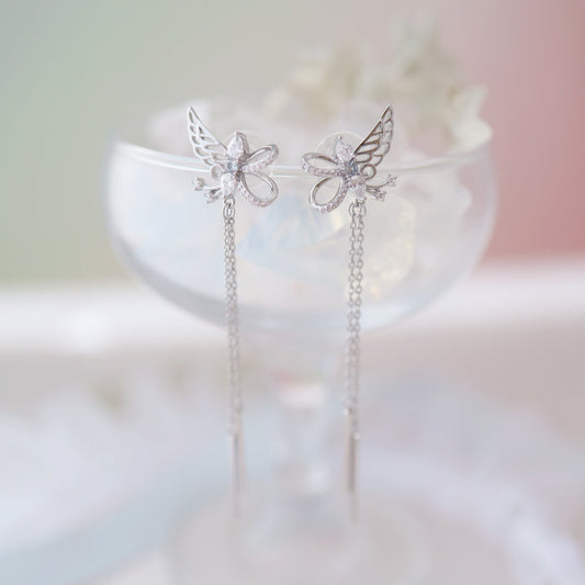 ♥人気再販♥ Wings of Blue Fairy ピアス