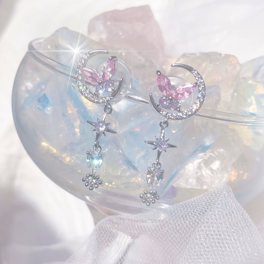 Starry butterfly ピアス/イヤリング