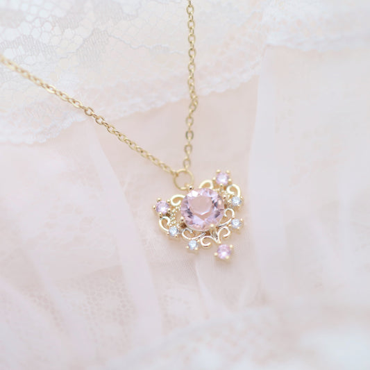 ♥人気再販♥ Golden Heart Elegance ネックレス