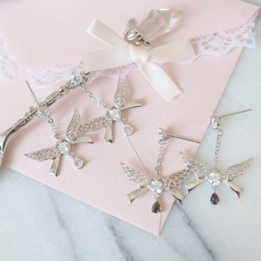 Shadow & Light Wing ピアス/イヤリング