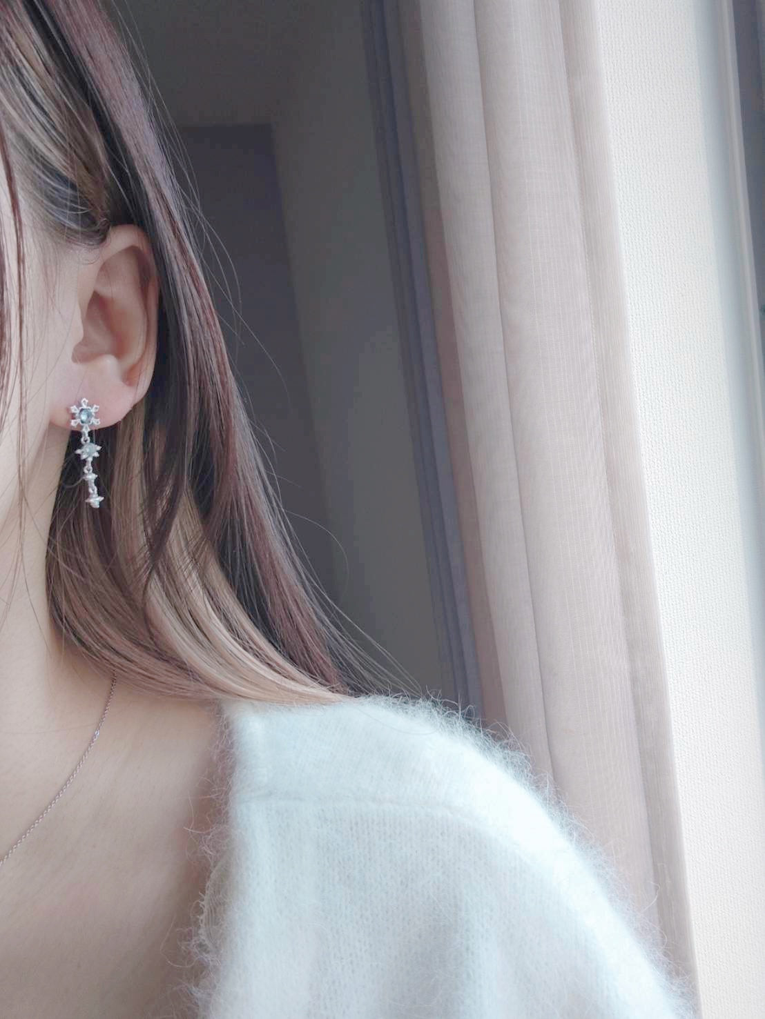 Frozen Snowflake ピアス/イヤリング