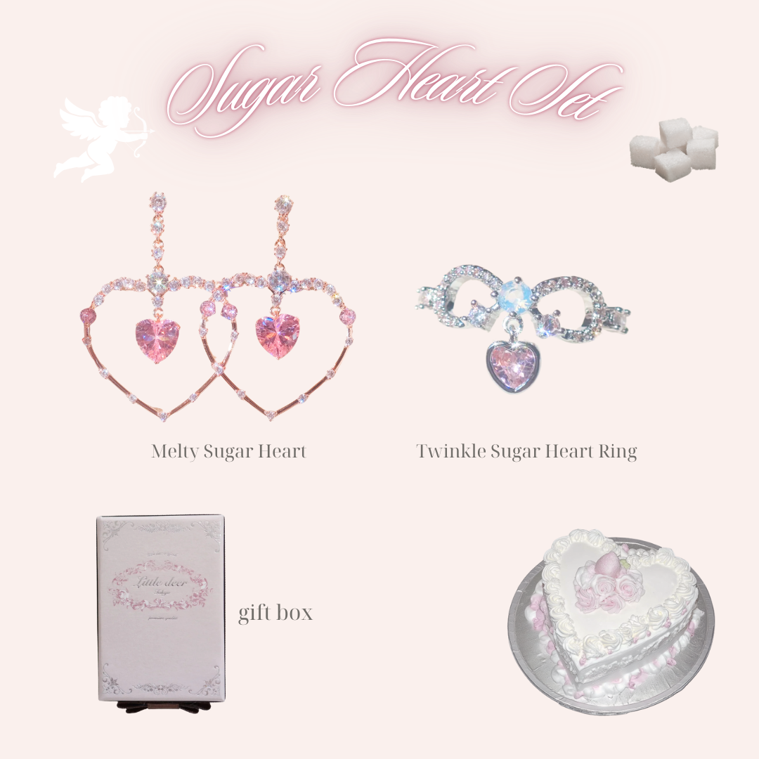 Sugar Heart Set  ♡gift box付き♡