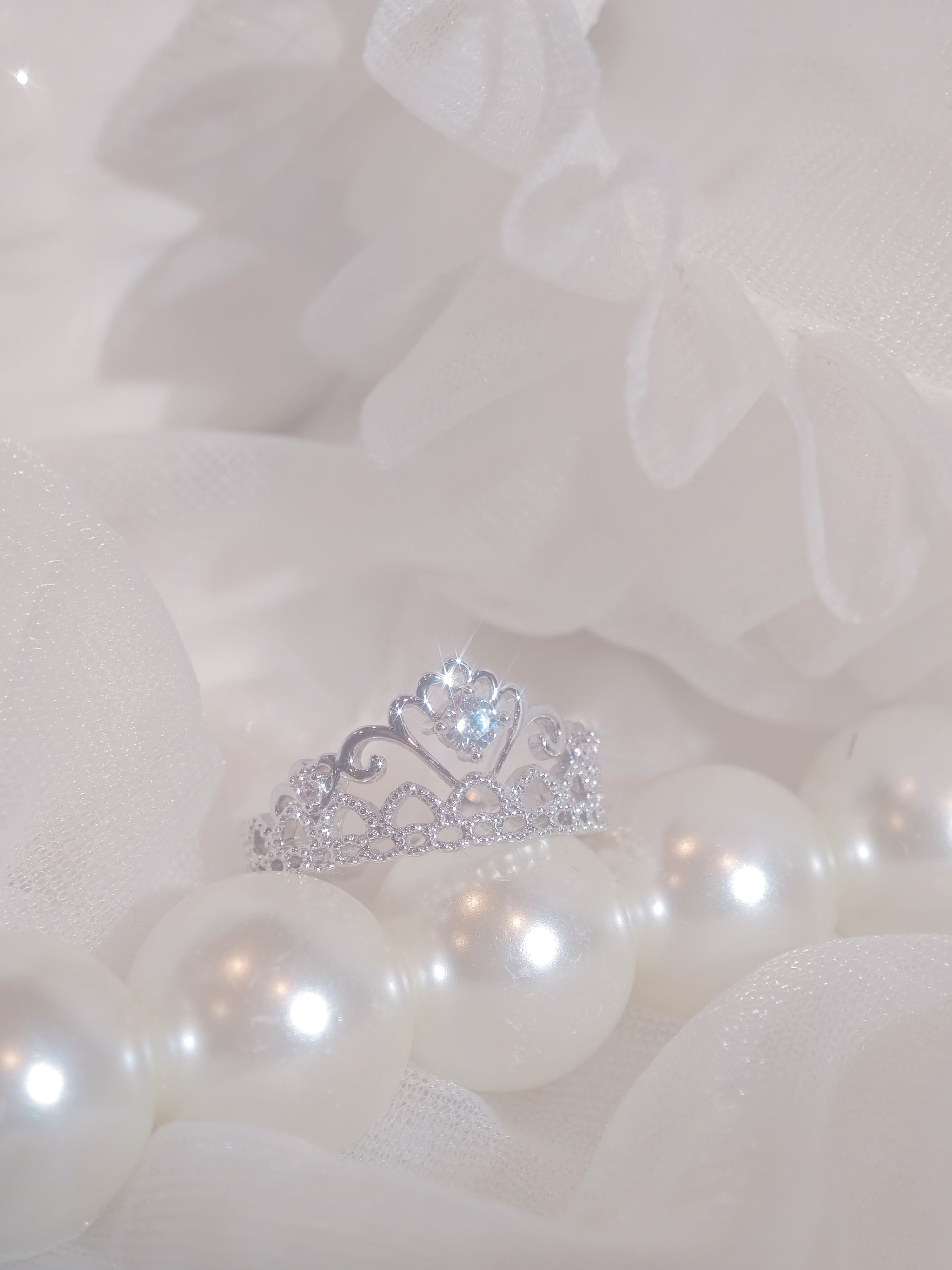 Swan Lace Glow リング