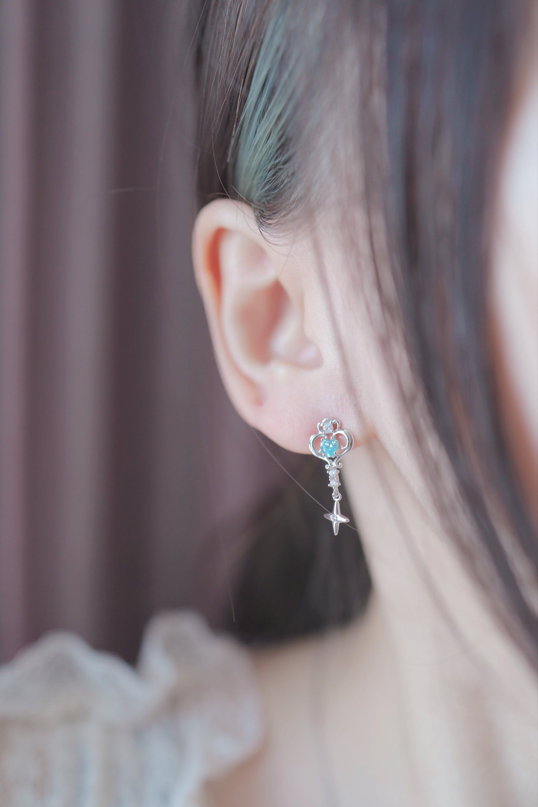 Starlit Heart ピアス/イヤリング