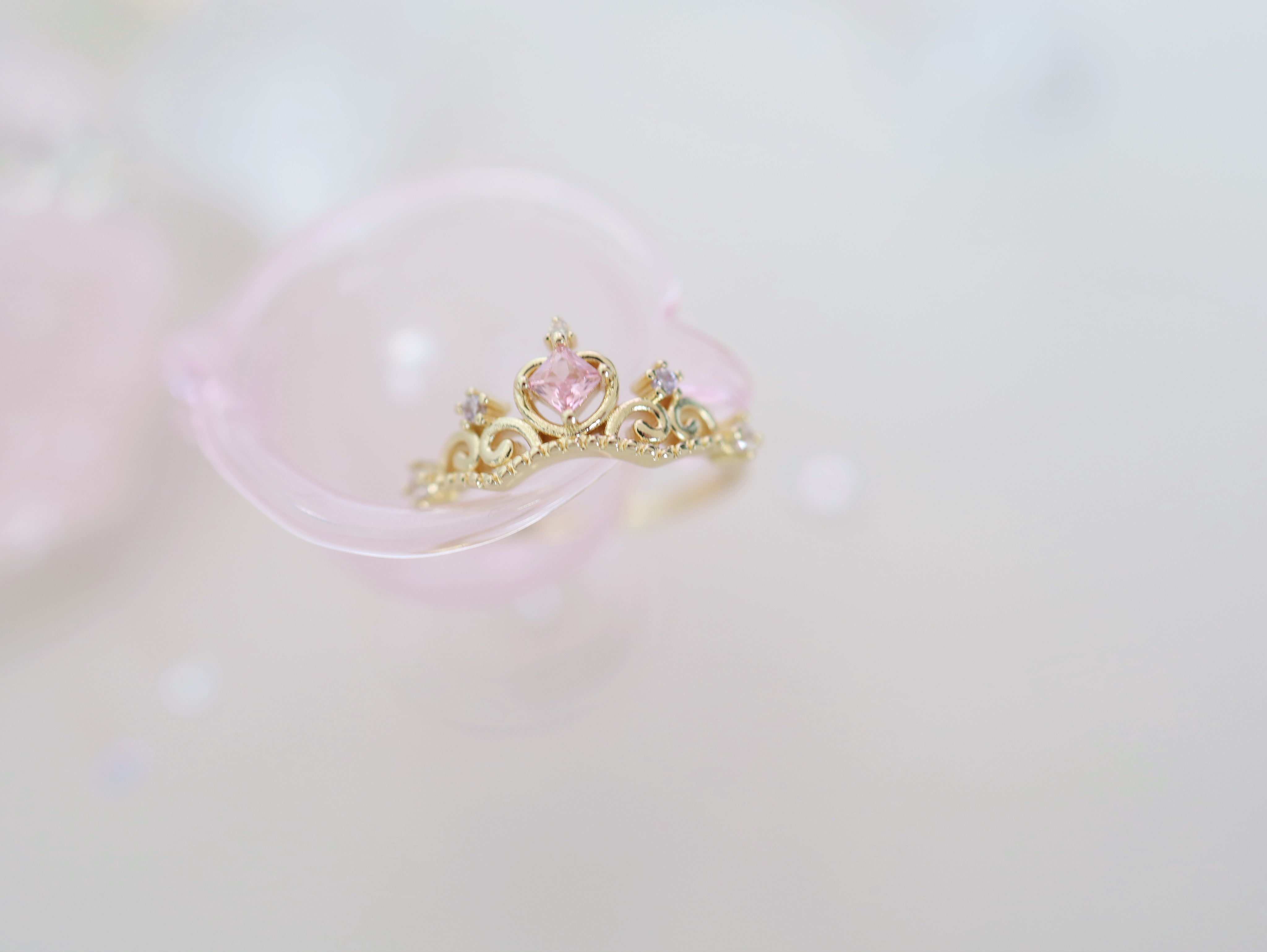 ♥人気再販♥ glamour crown リング ＜新色追加＞
