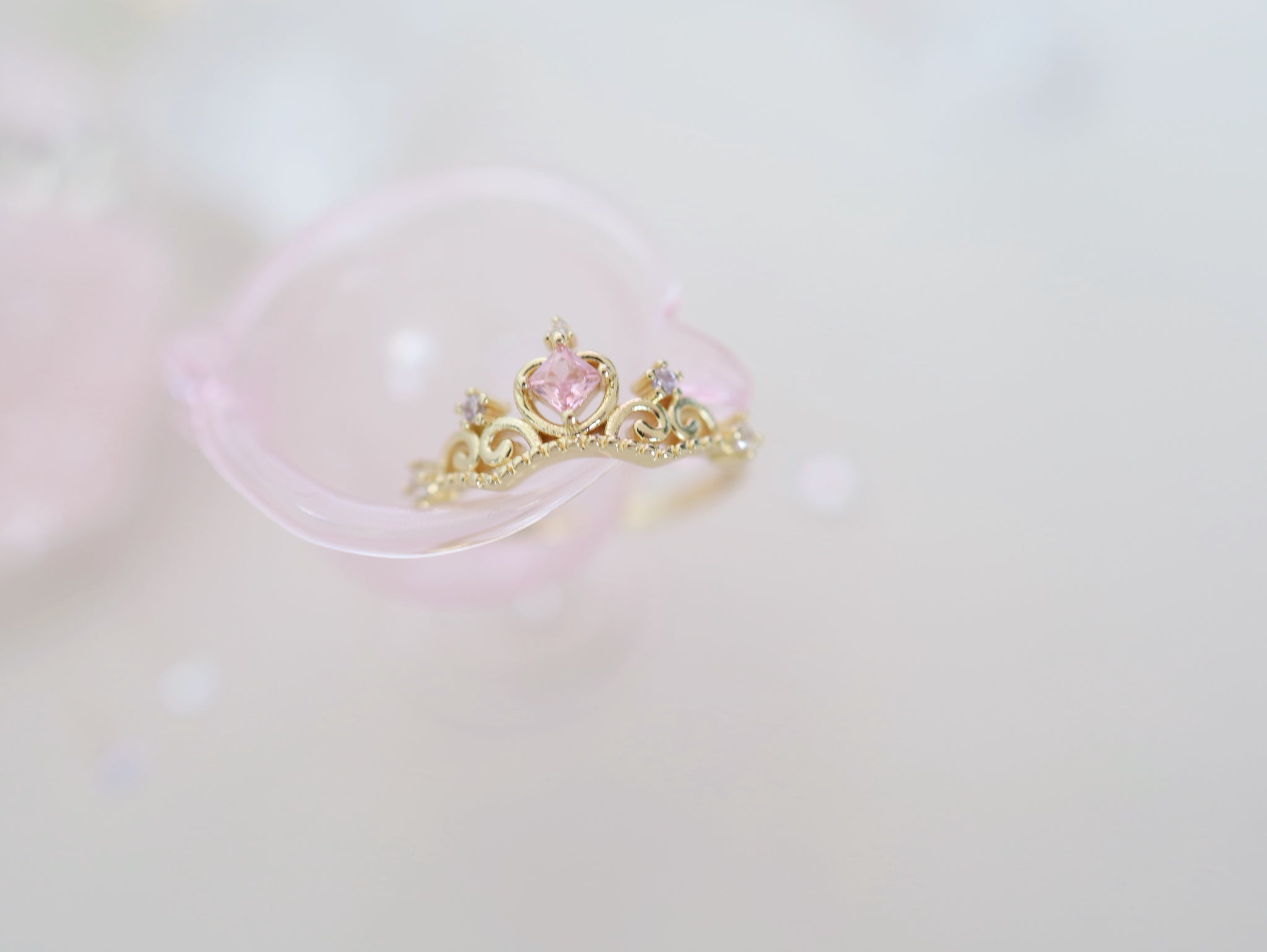 ♥人気再販♥ glamour crown リング ＜新色追加＞