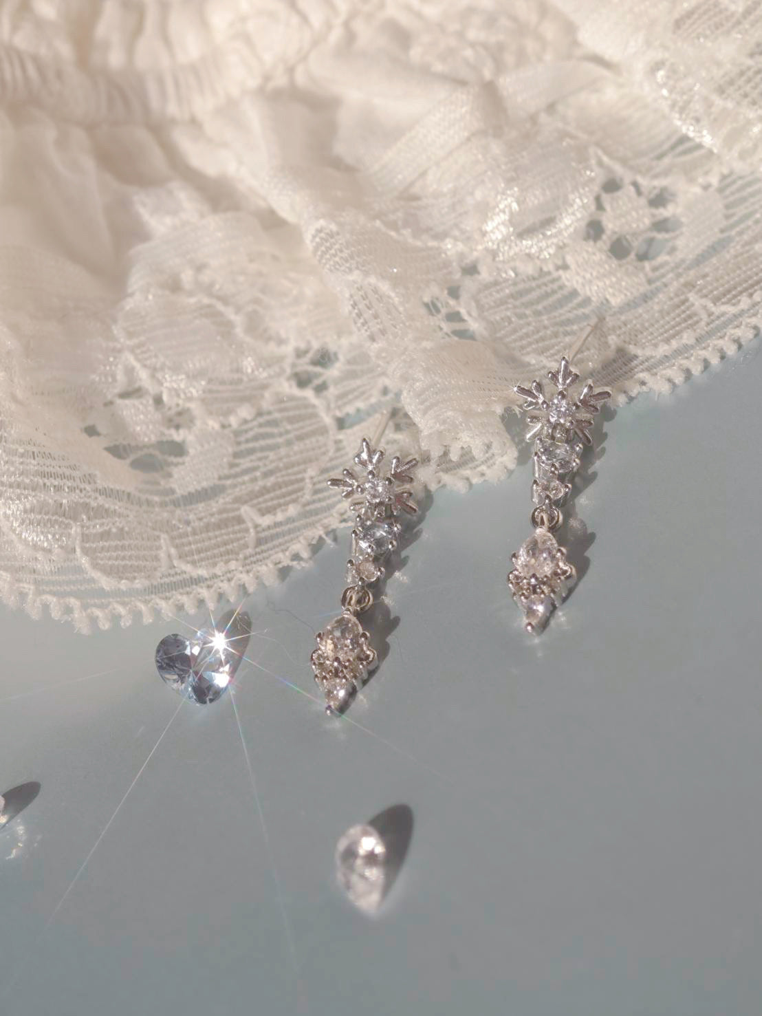 Snowflake Mirage ピアス