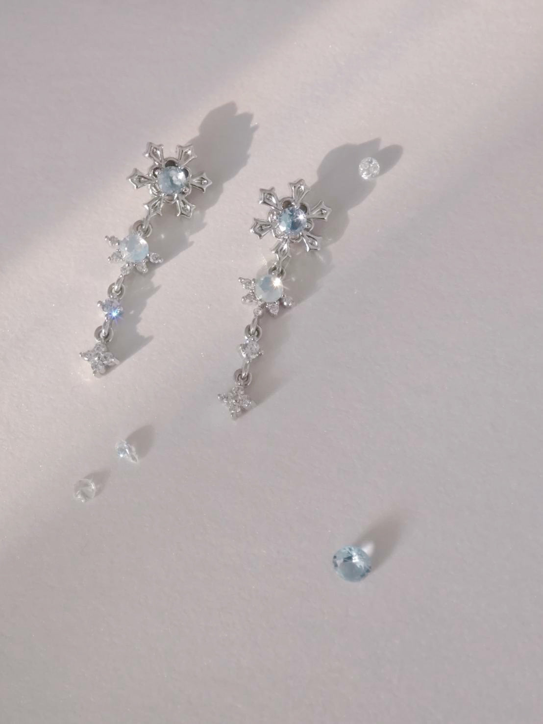 Frozen Snowflake ピアス/イヤリング