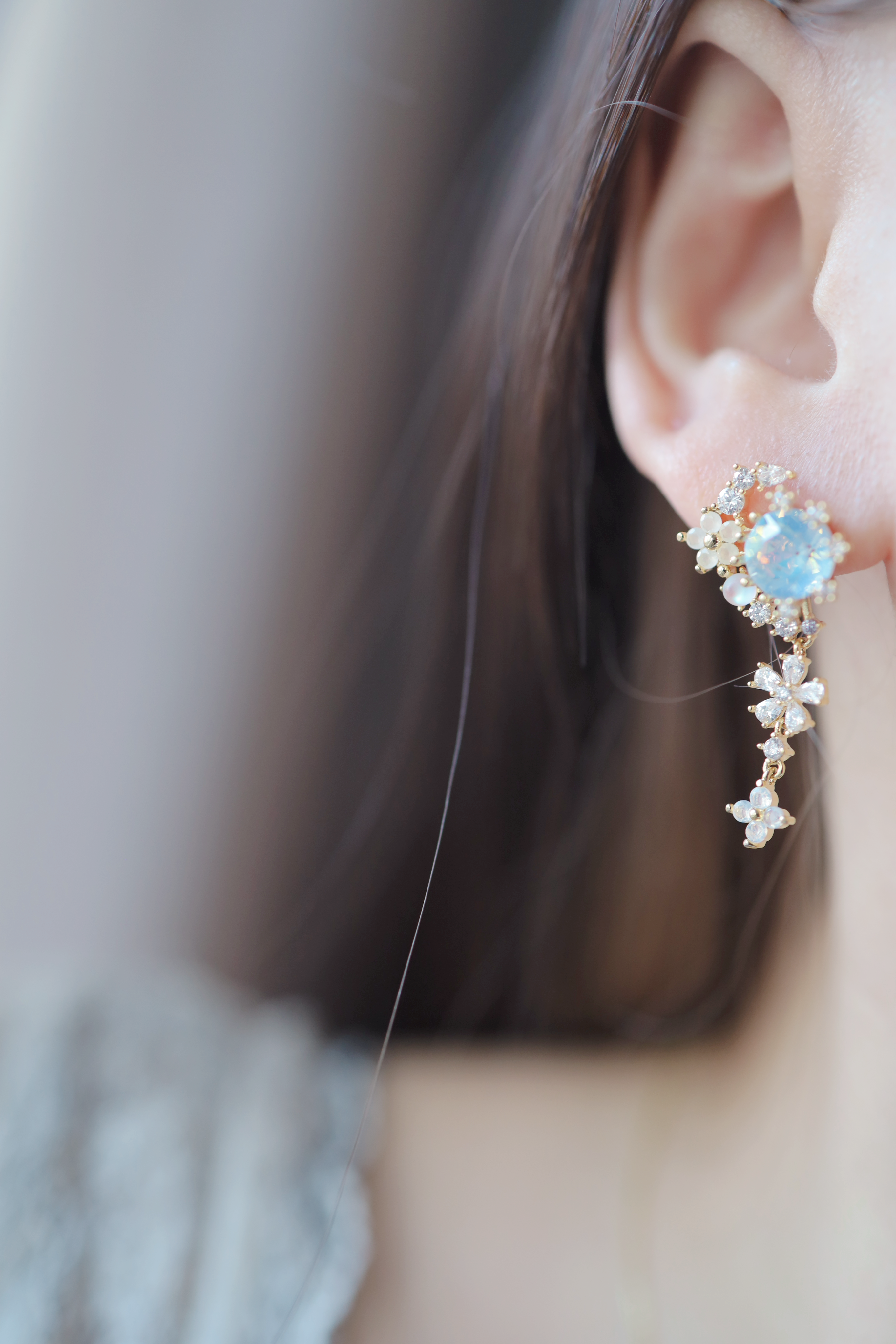 ♥人気再販♥ Moonlit Flower ピアス/イヤリング