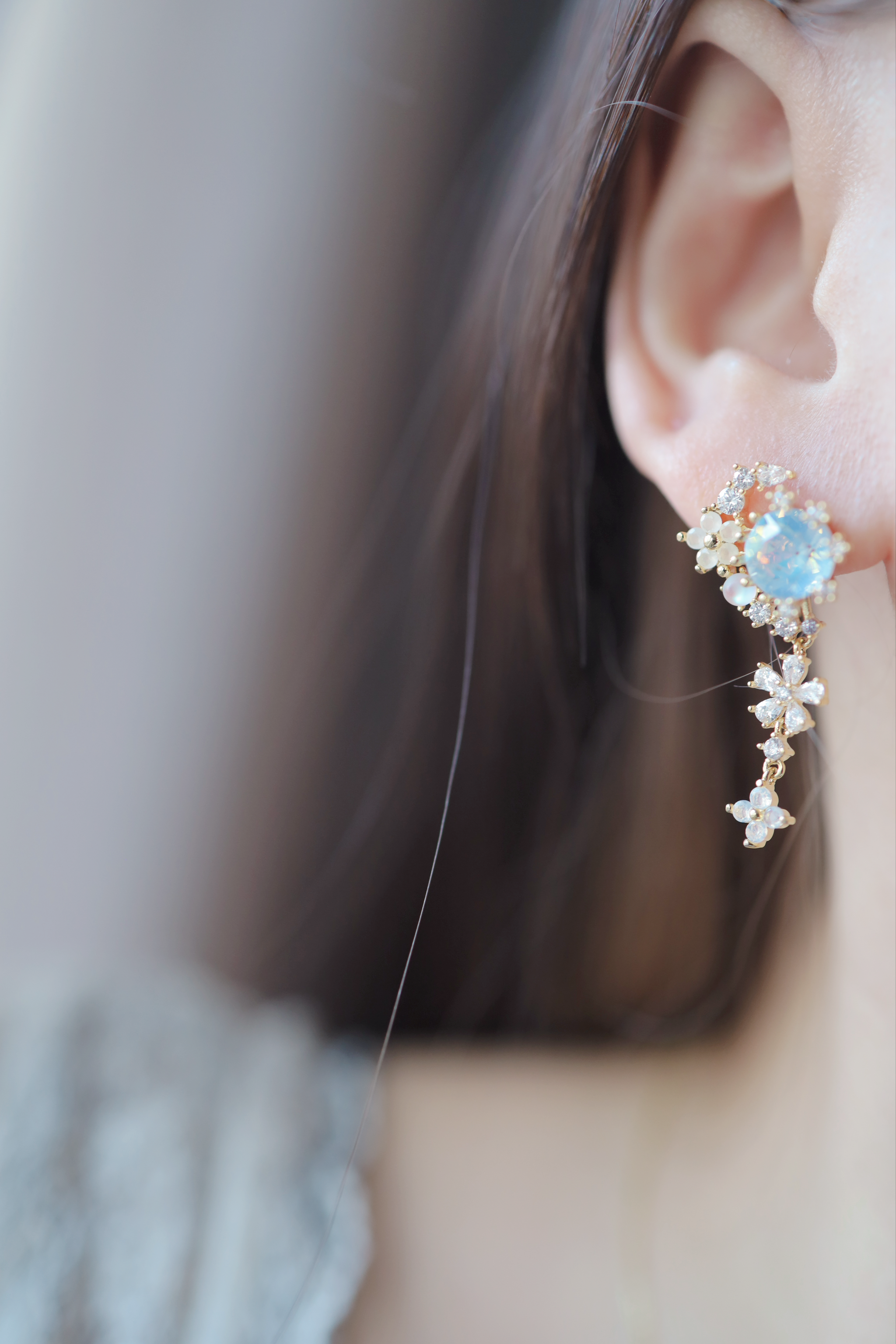 ♥人気再販♥ Moonlit Flower ピアス/イヤリング