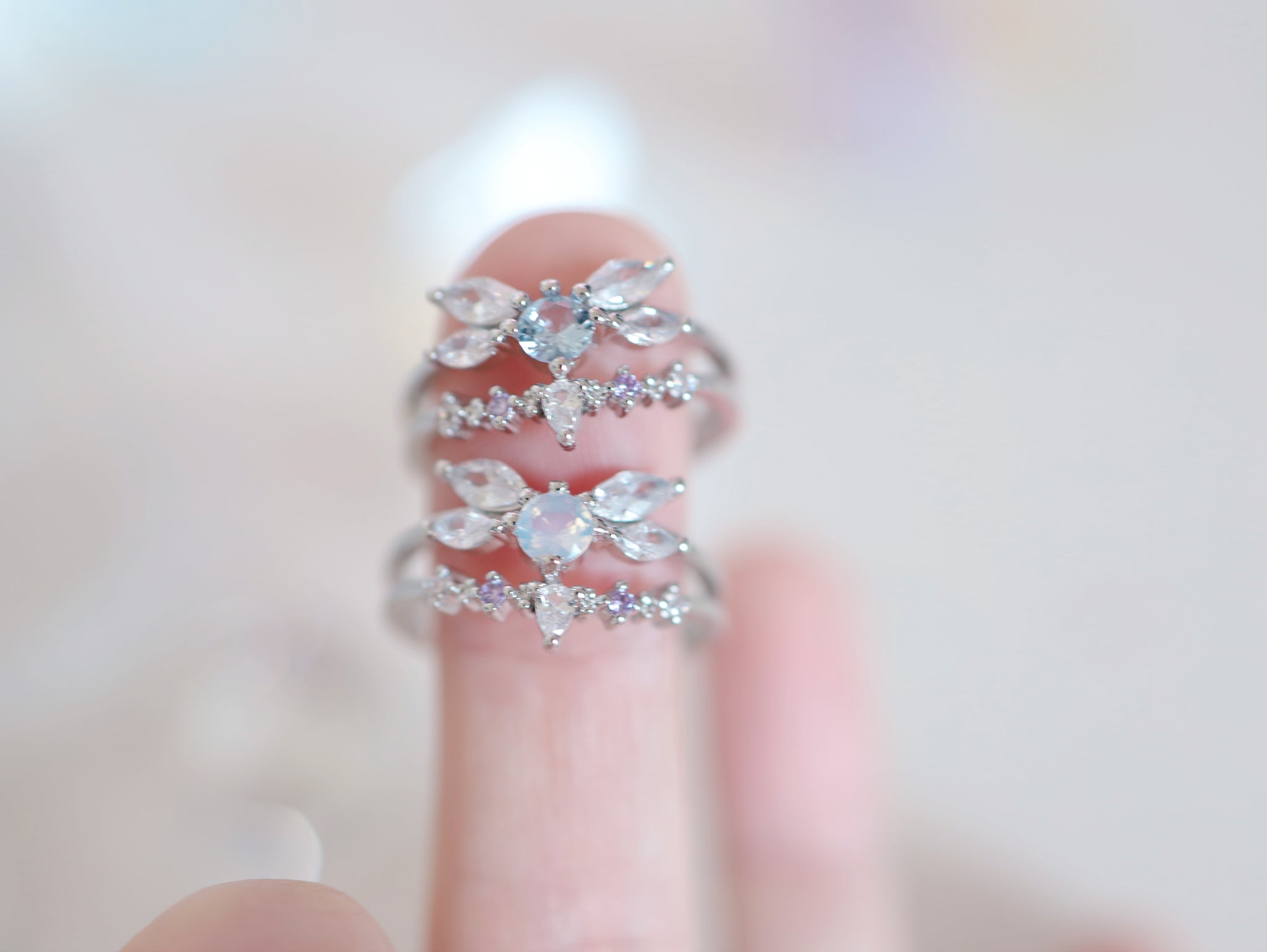 ♥人気再販♥ Blue Fairy リング ＜新色追加＞