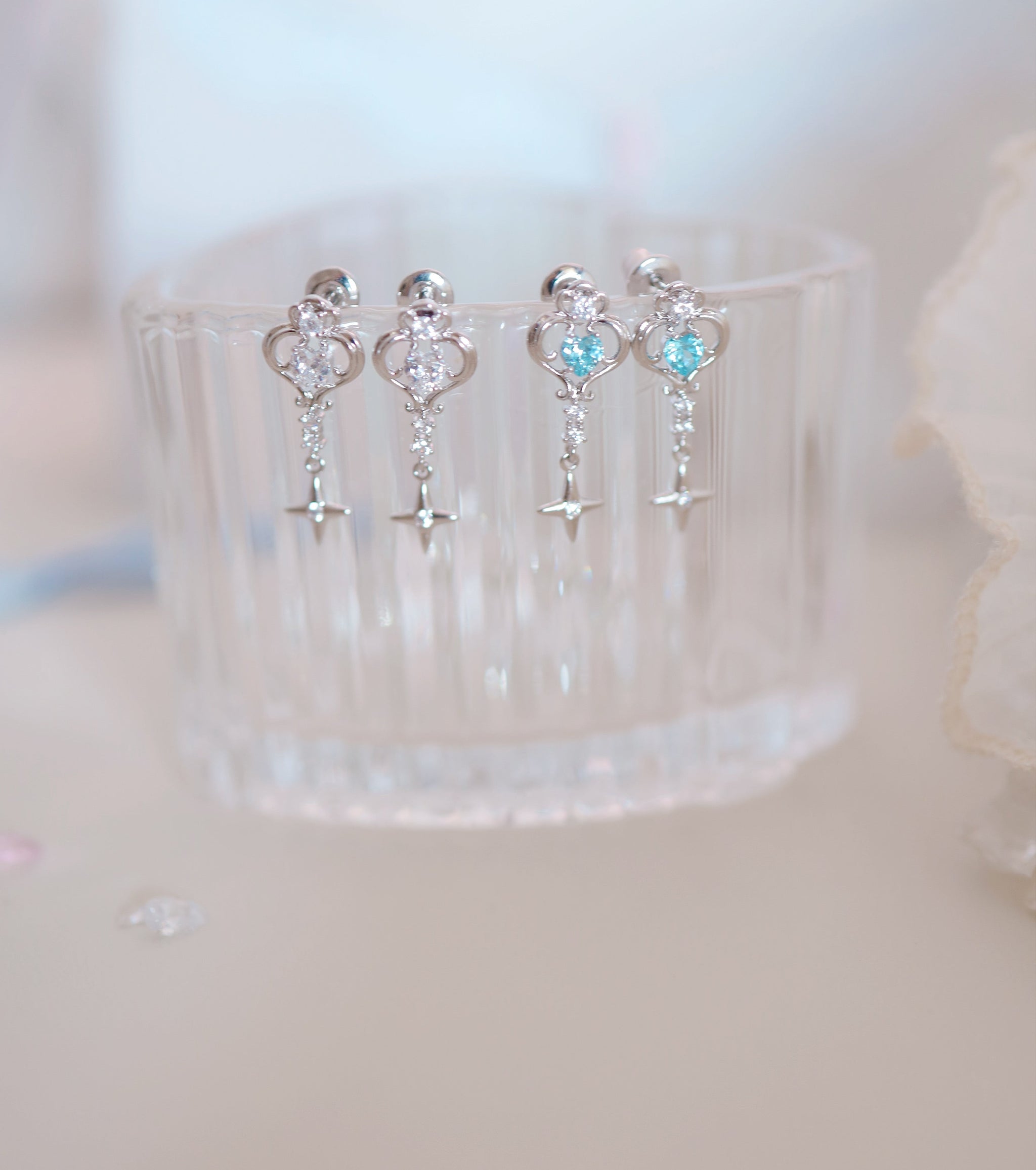 Starlit Heart ピアス/イヤリング