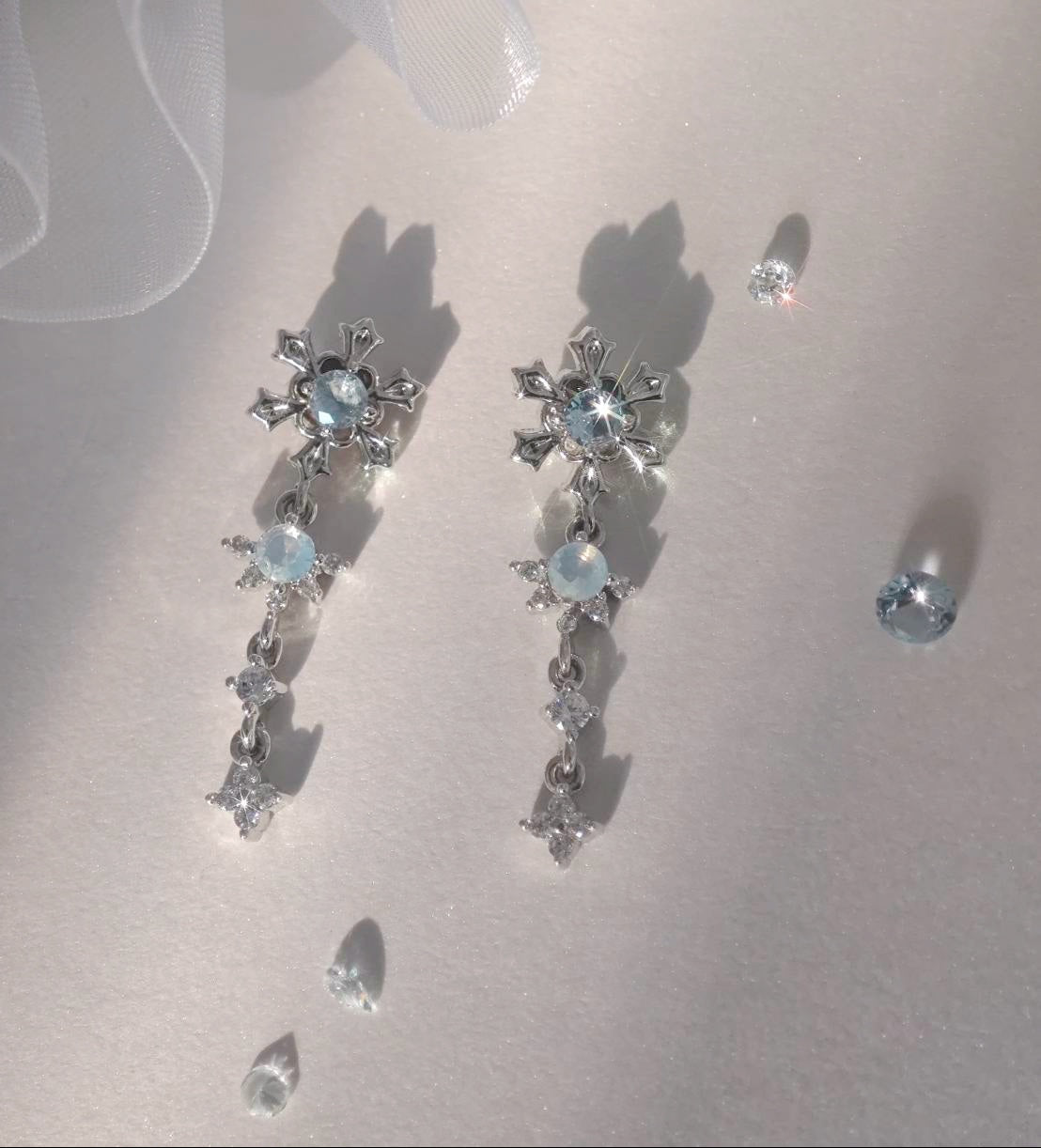 Frozen Snowflake ピアス/イヤリング