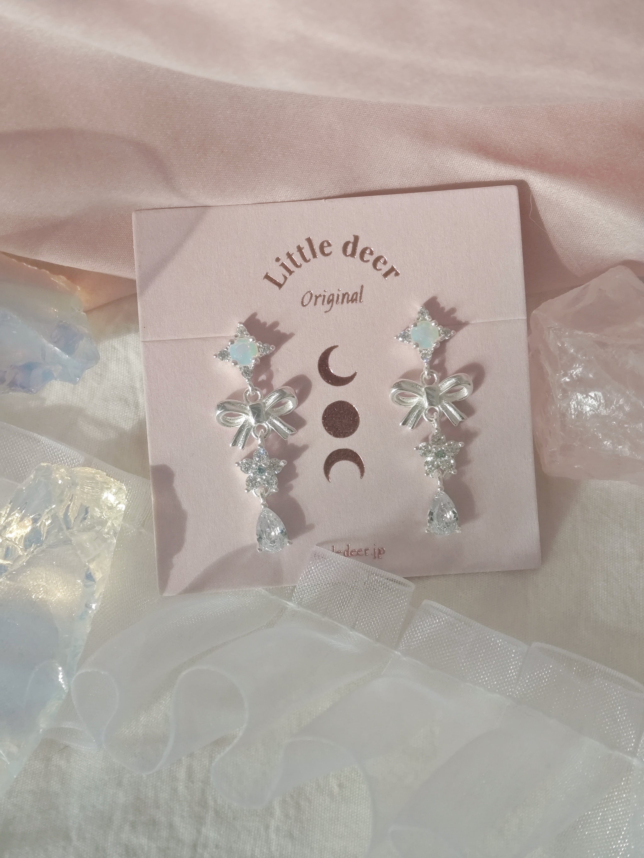 Silk Ribbon ピアス