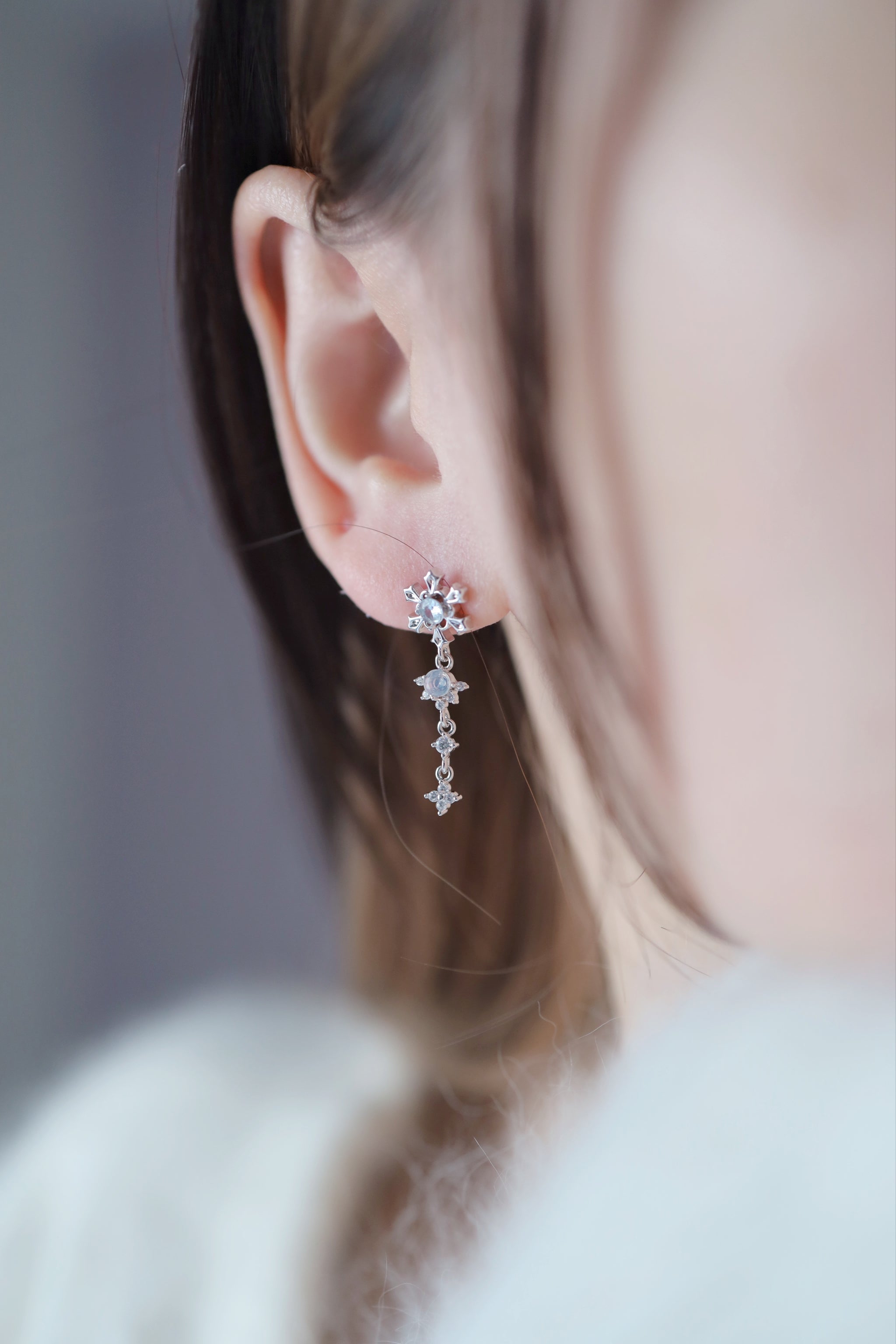 Frozen Snowflake ピアス/イヤリング