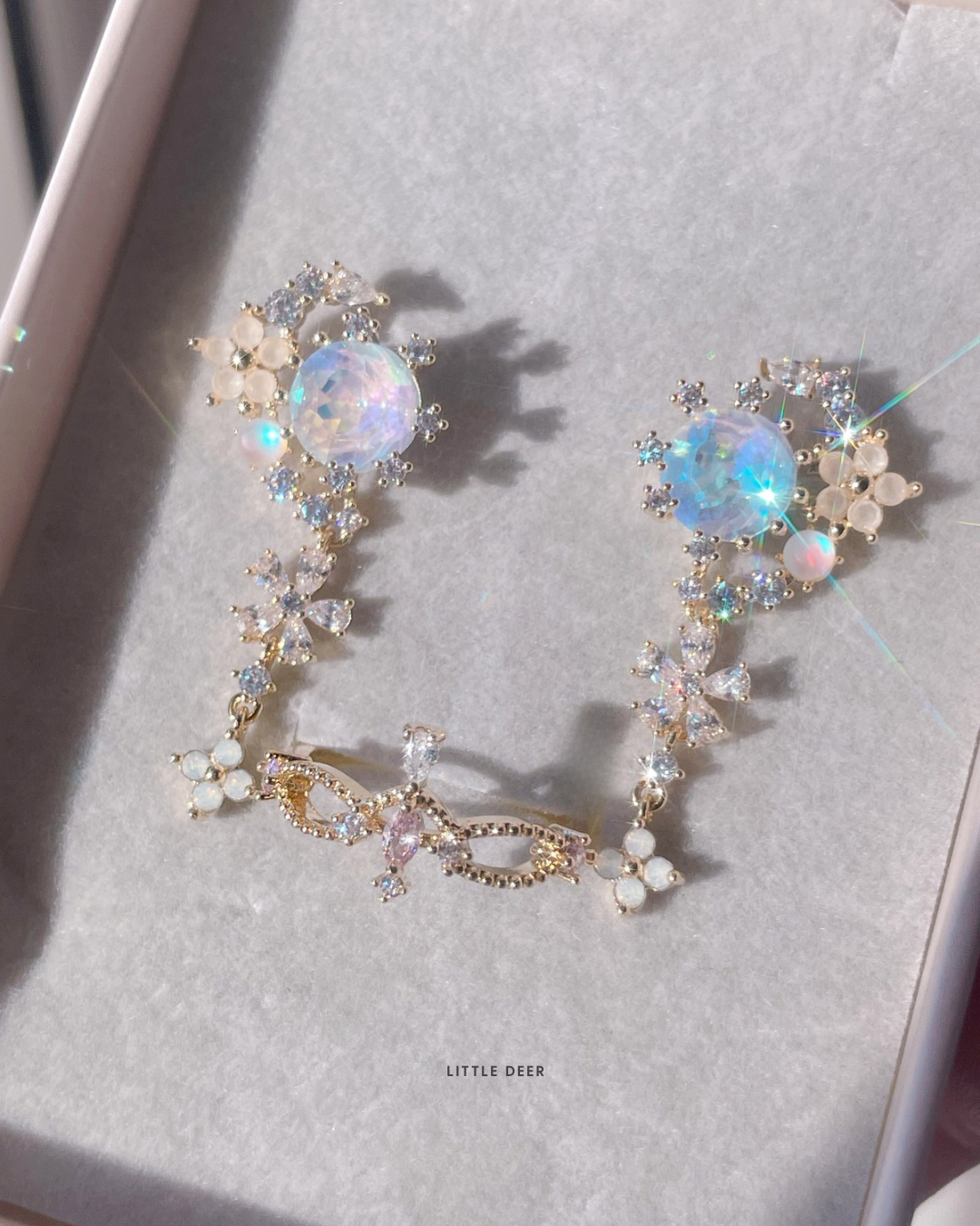 Moonlit Flower ピアス/イヤリング