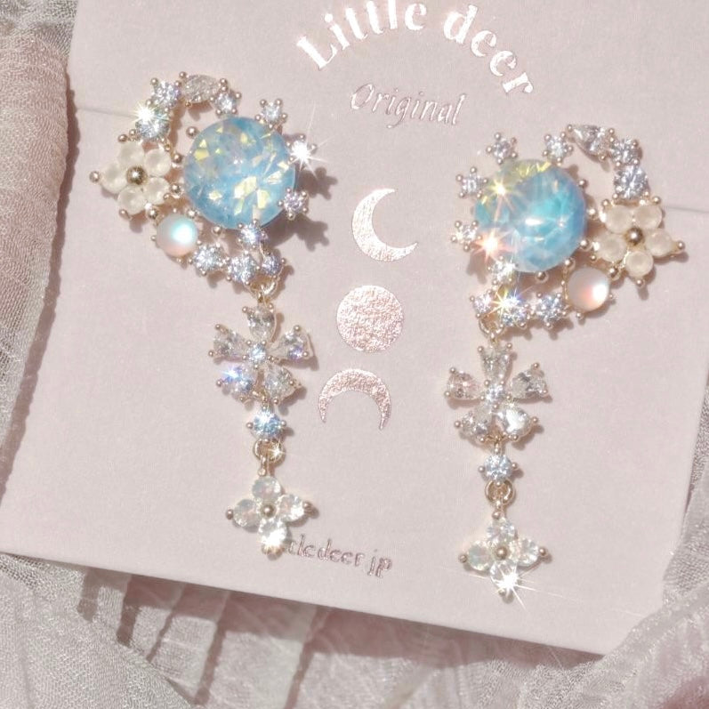 ♥人気再販♥ Moonlit Flower ピアス/イヤリング