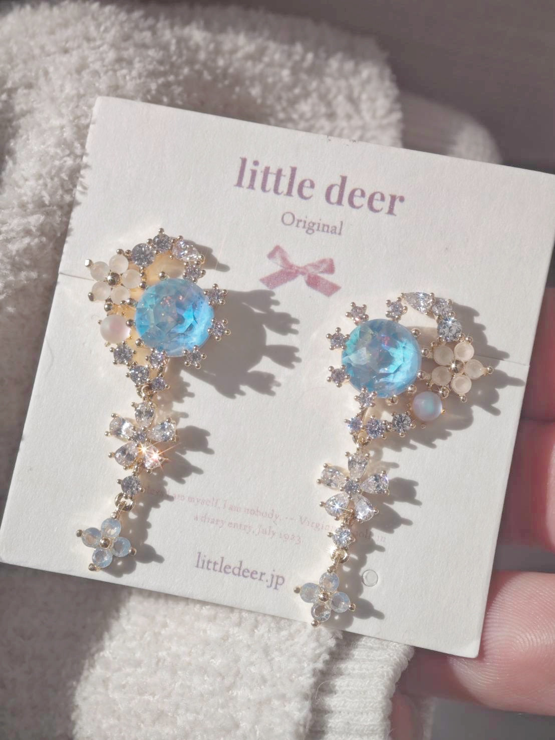 ♥人気再販♥ Moonlit Flower ピアス/イヤリング