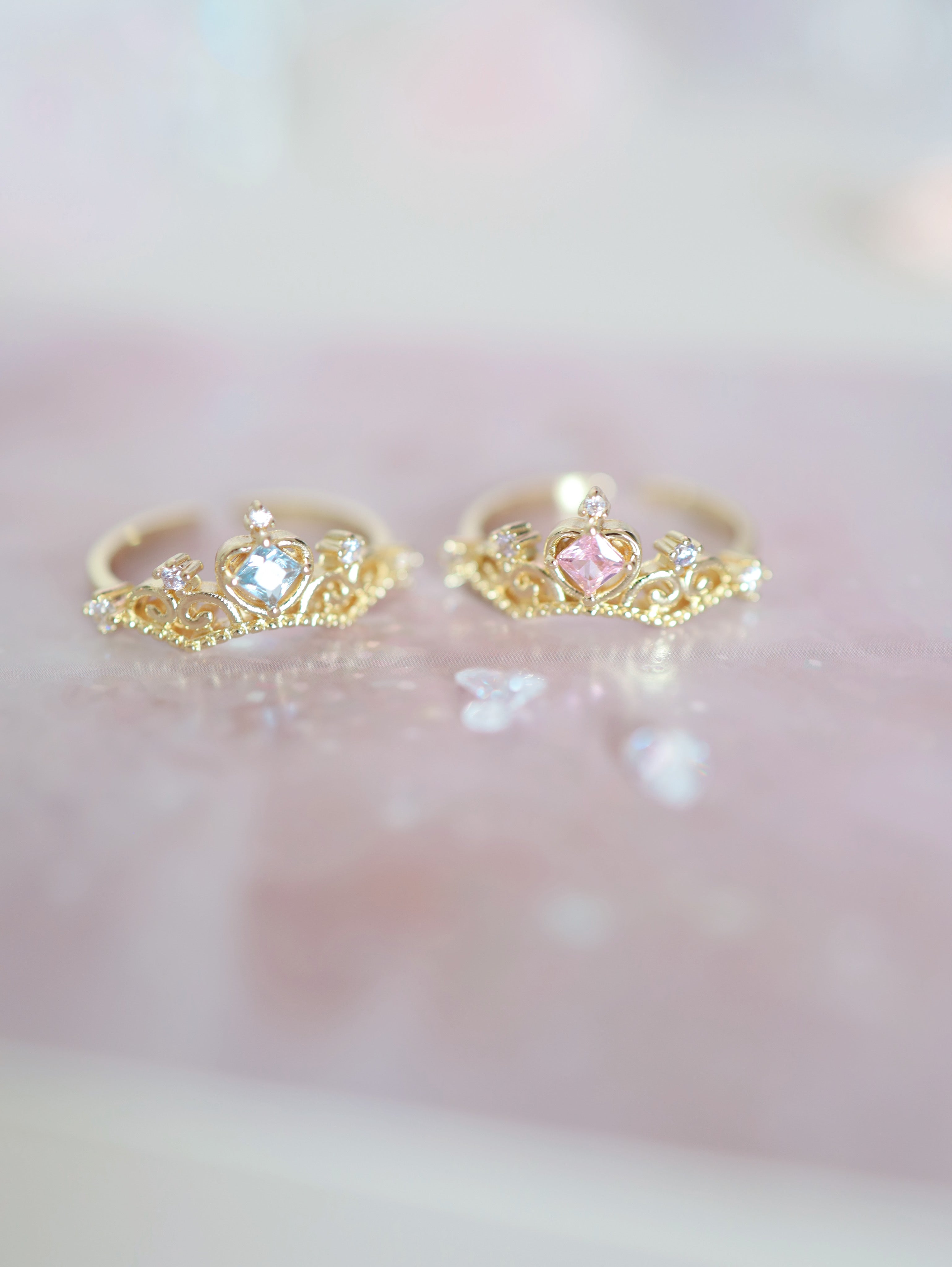 ♥人気再販♥ glamour crown リング ＜新色追加＞