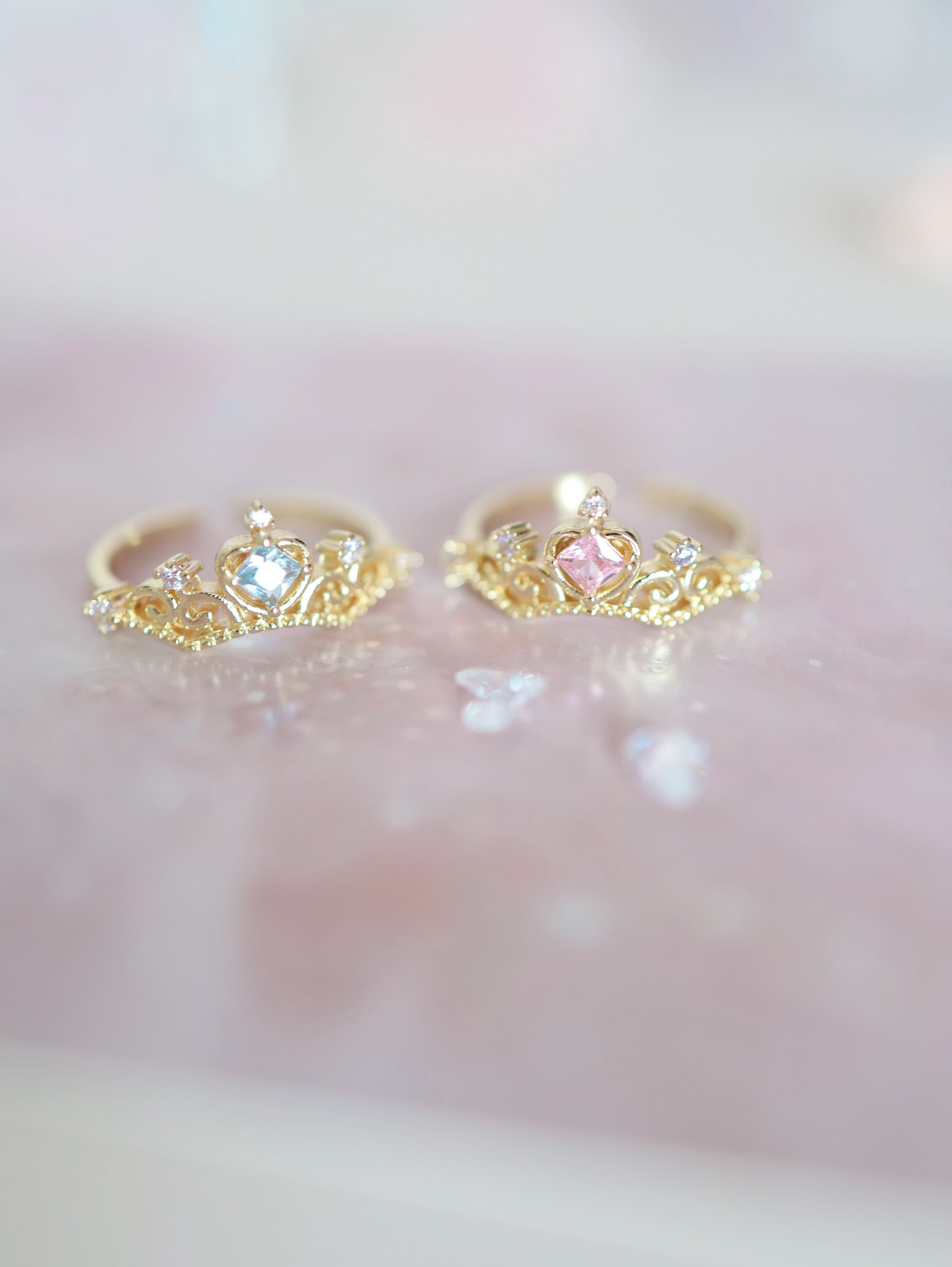 ♥人気再販♥ glamour crown リング ＜新色追加＞