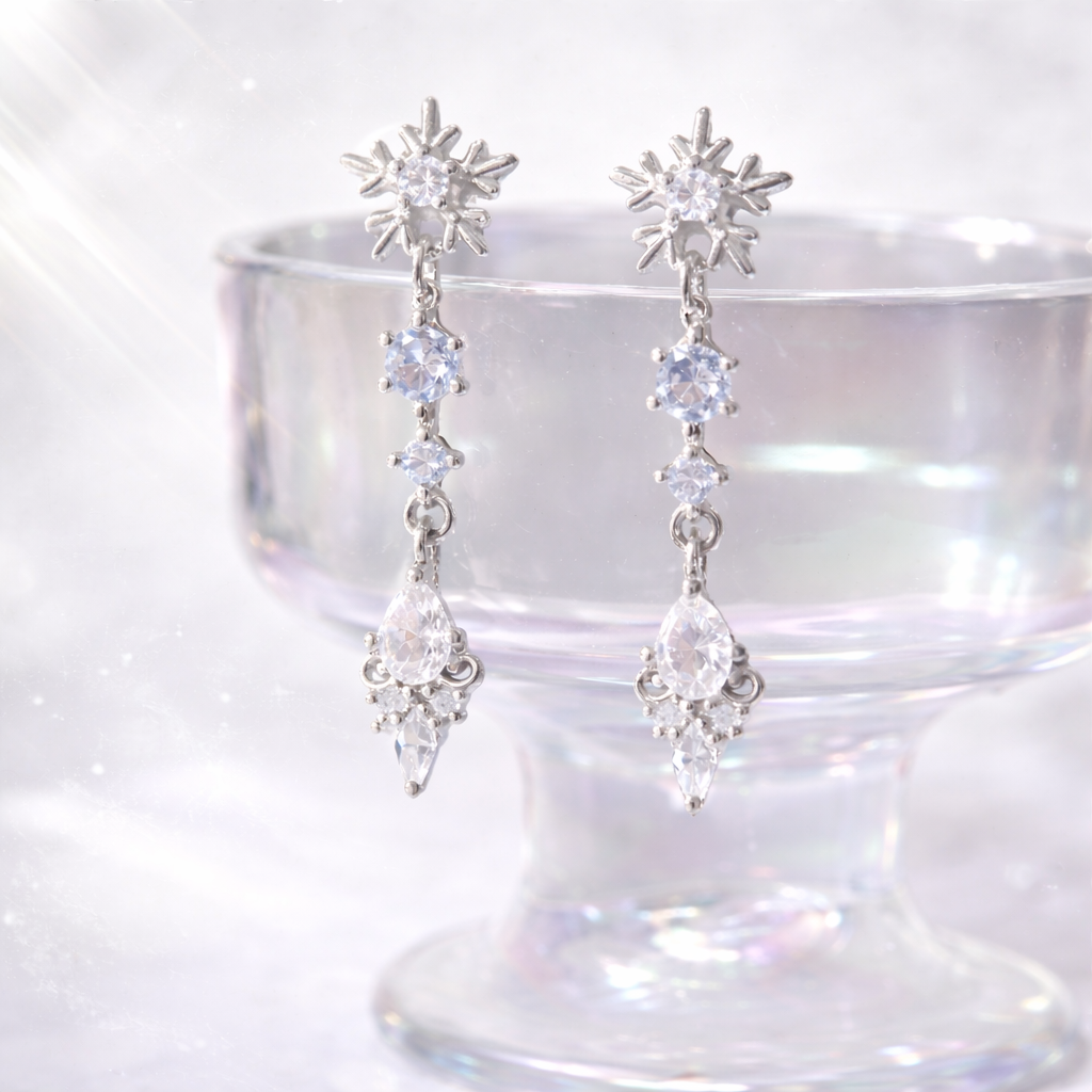 Snowflake Mirage ピアス