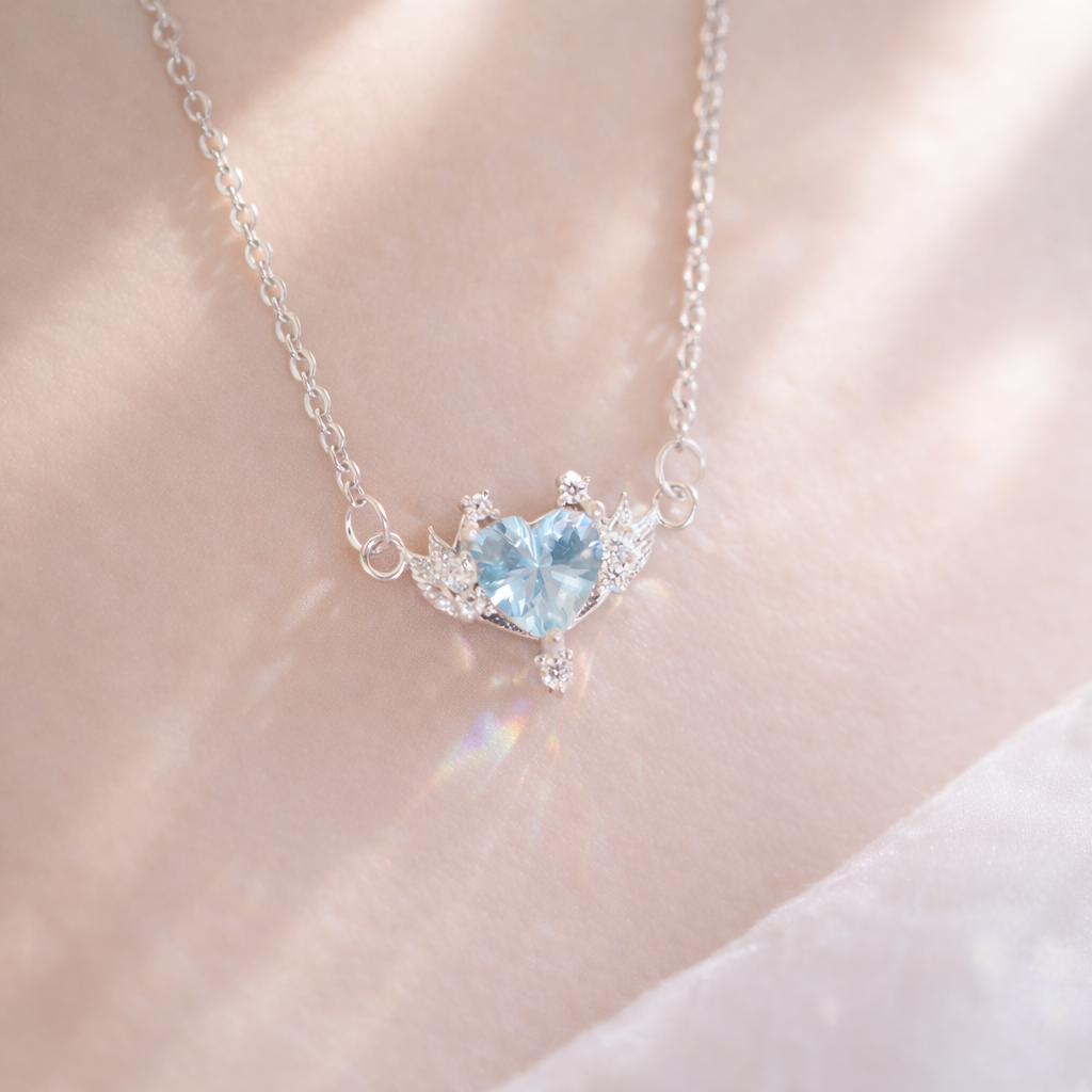 ocean heart ネックレス