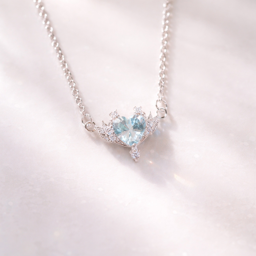 ocean heart ネックレス