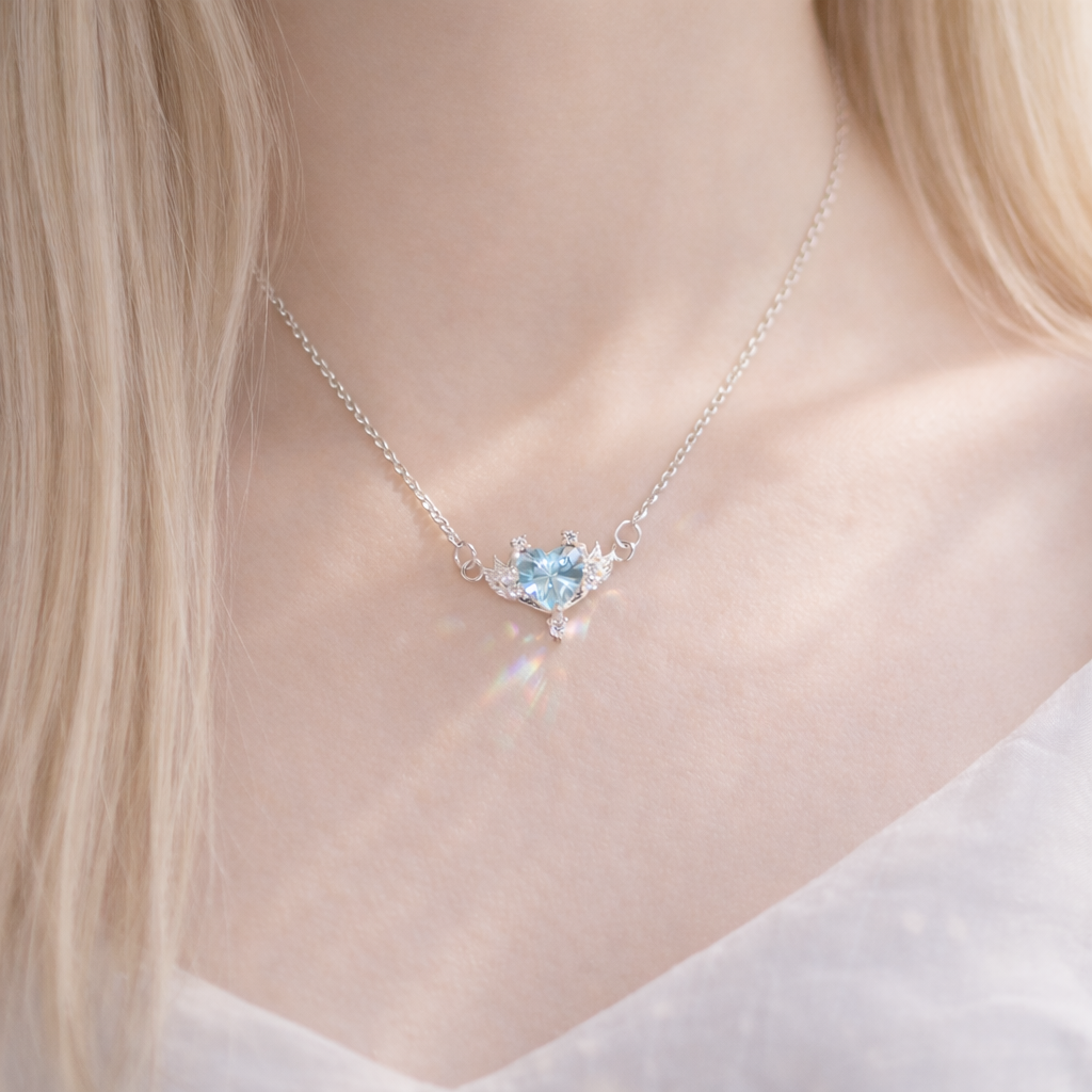 ocean heart ネックレス