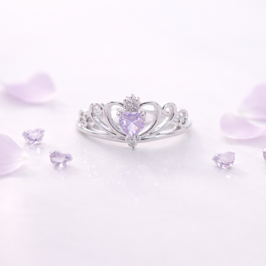 ♥人気再販♥ Violet Heart Ring