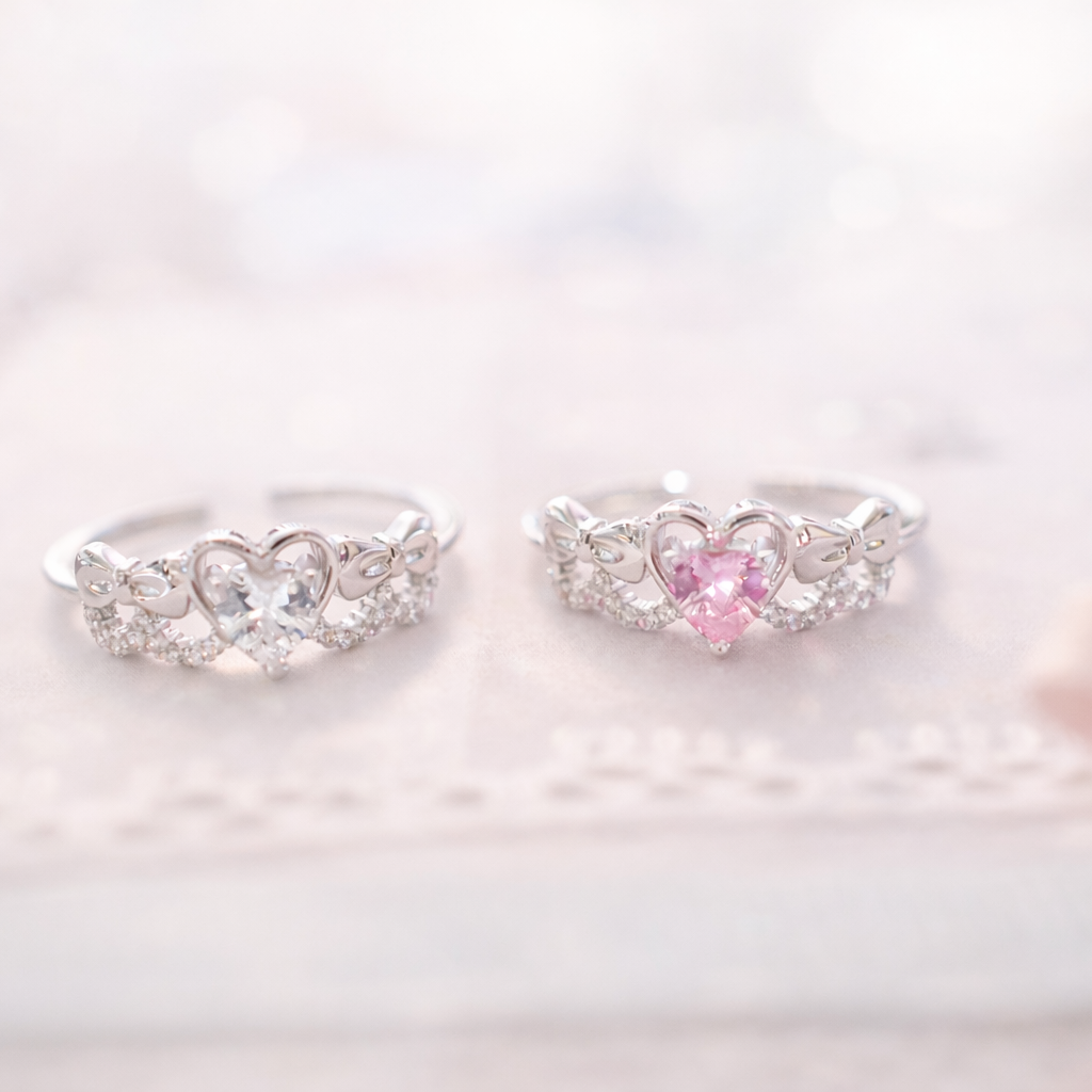 Promise Ribbon Heart リング