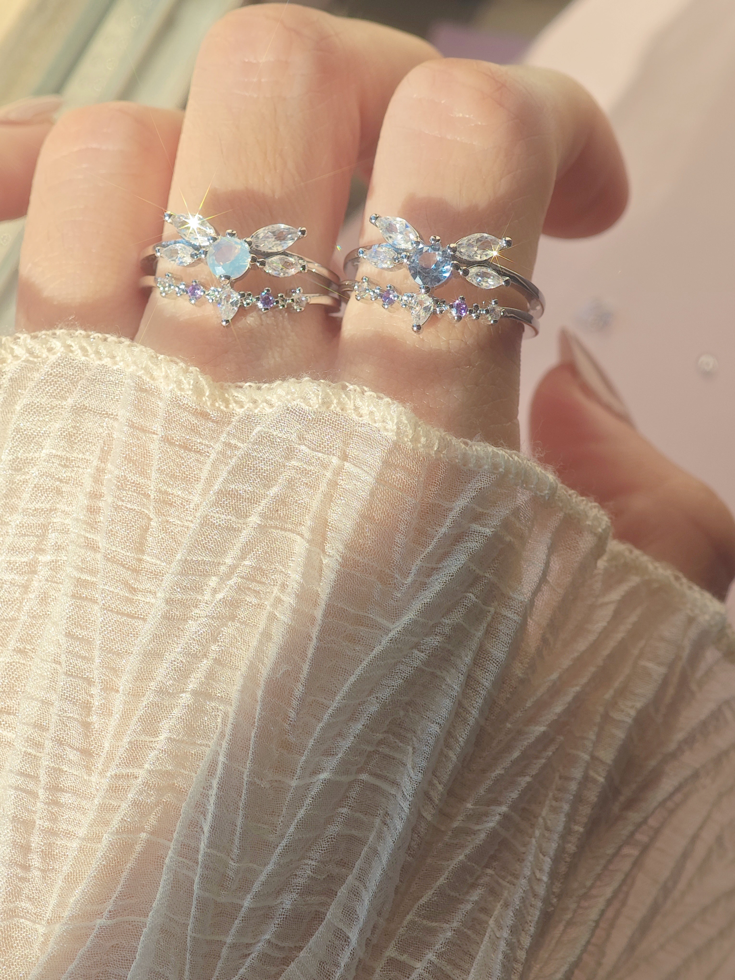 ♥人気再販♥ Blue Fairy リング ＜新色追加＞