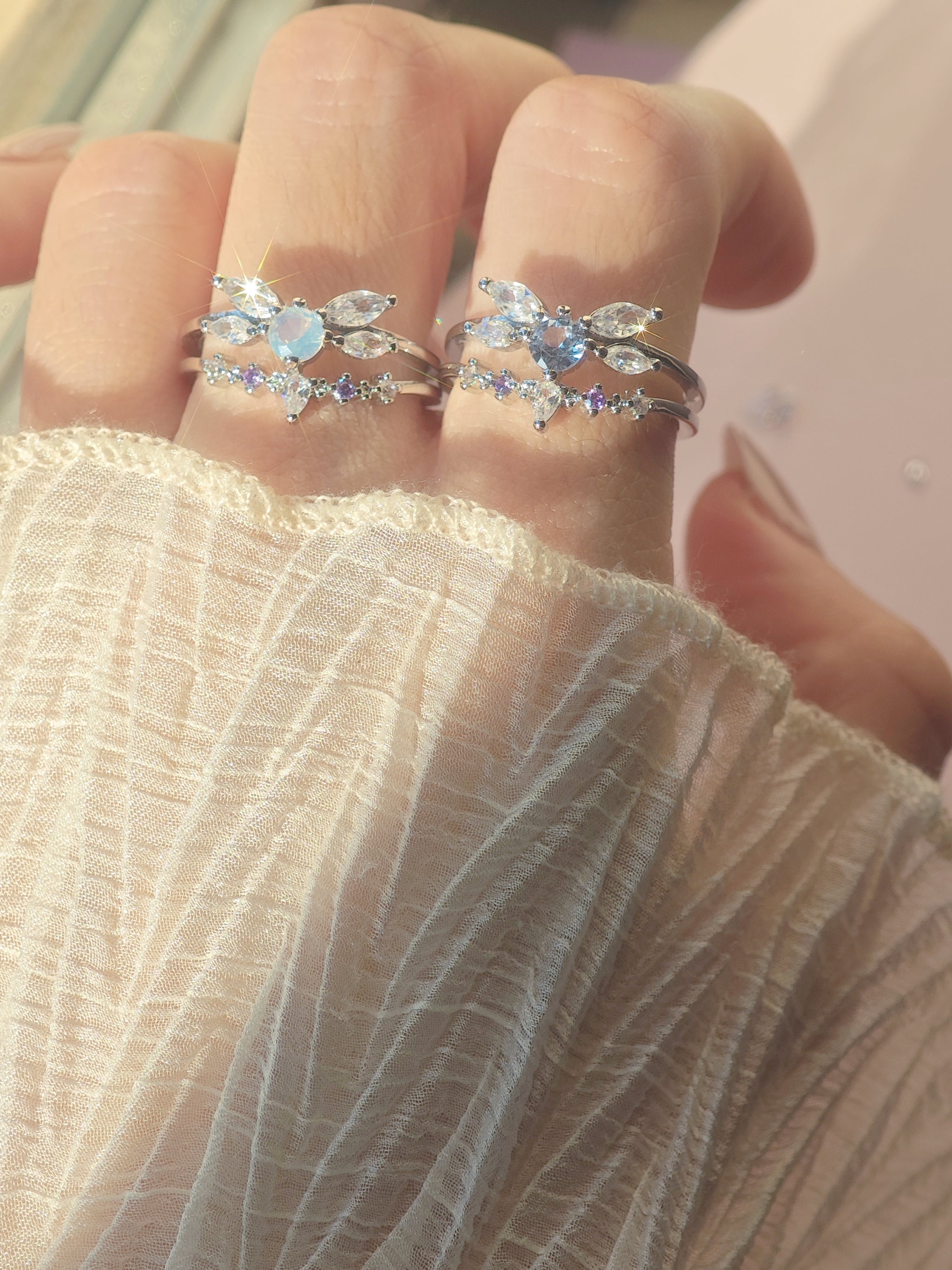 ♥人気再販♥ Blue Fairy リング ＜新色追加＞