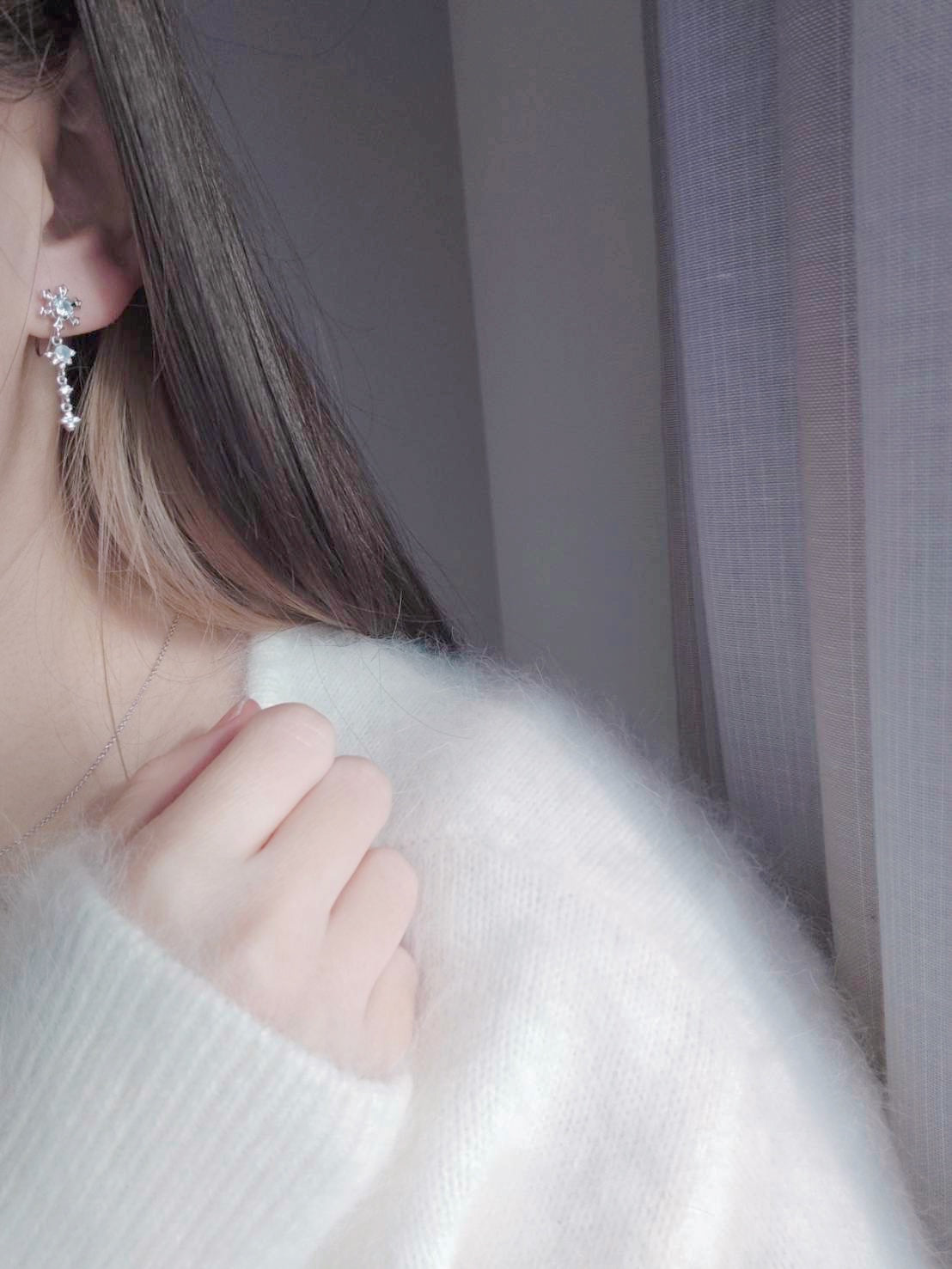 Frozen Snowflake ピアス/イヤリング