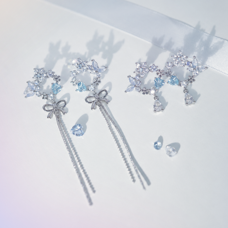 Lovely Wreath ピアス