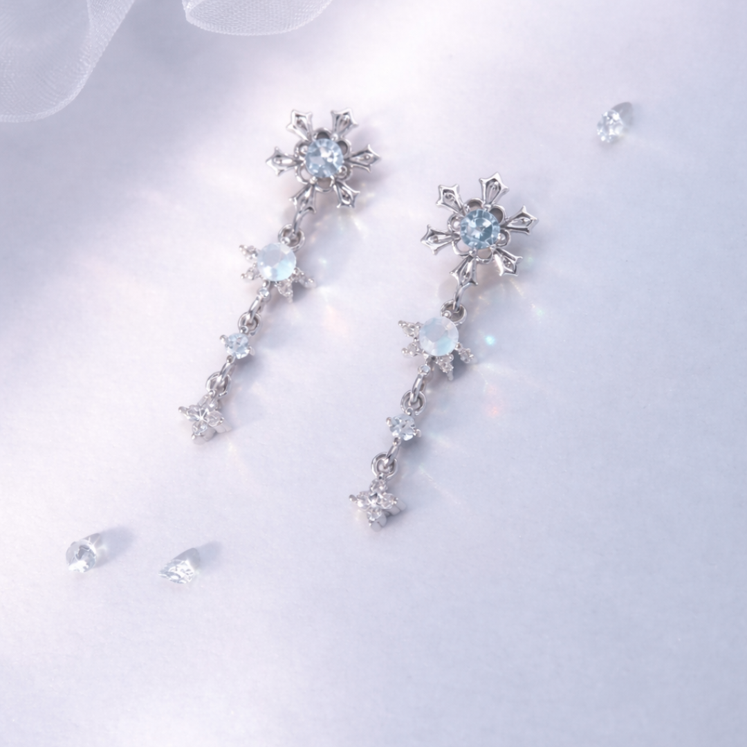 Frozen Snowflake ピアス/イヤリング