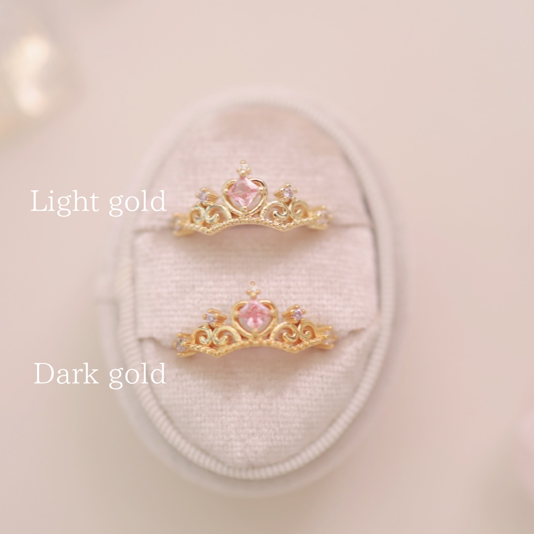 ♥人気再販♥ glamour crown リング ＜新色追加＞