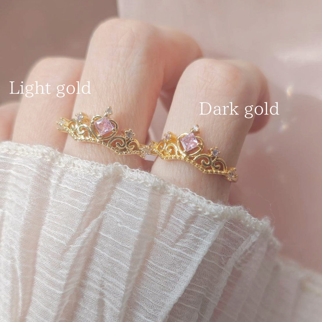♥人気再販♥ glamour crown リング ＜新色追加＞