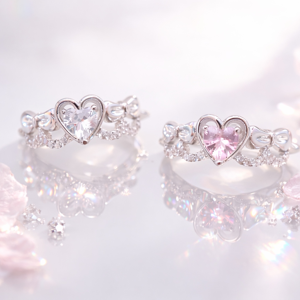 Promise Ribbon Heart リング