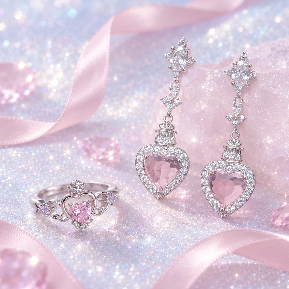 Crystal Perfume Set