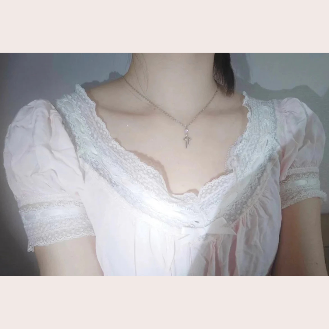 tiny ribbon ネックレス
