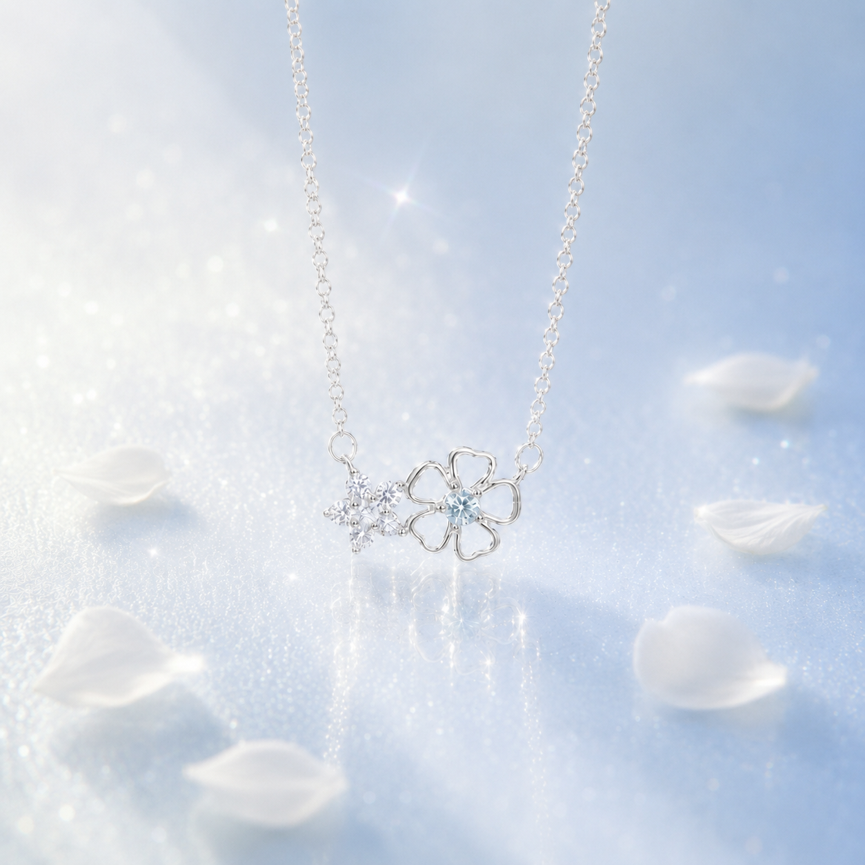 Forget me not  ネックレス