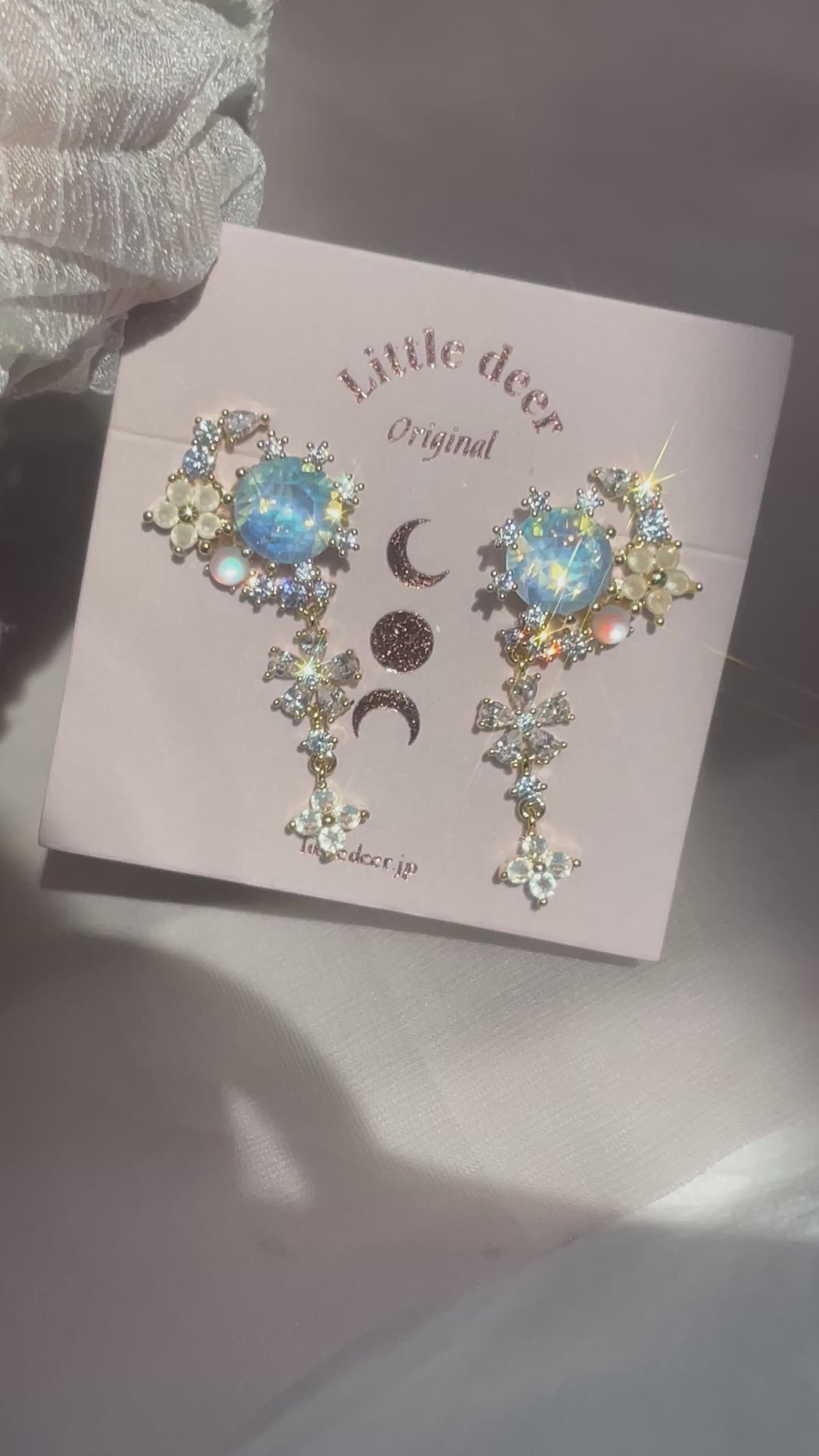 ♥人気再販♥ Moonlit Flower ピアス/イヤリング