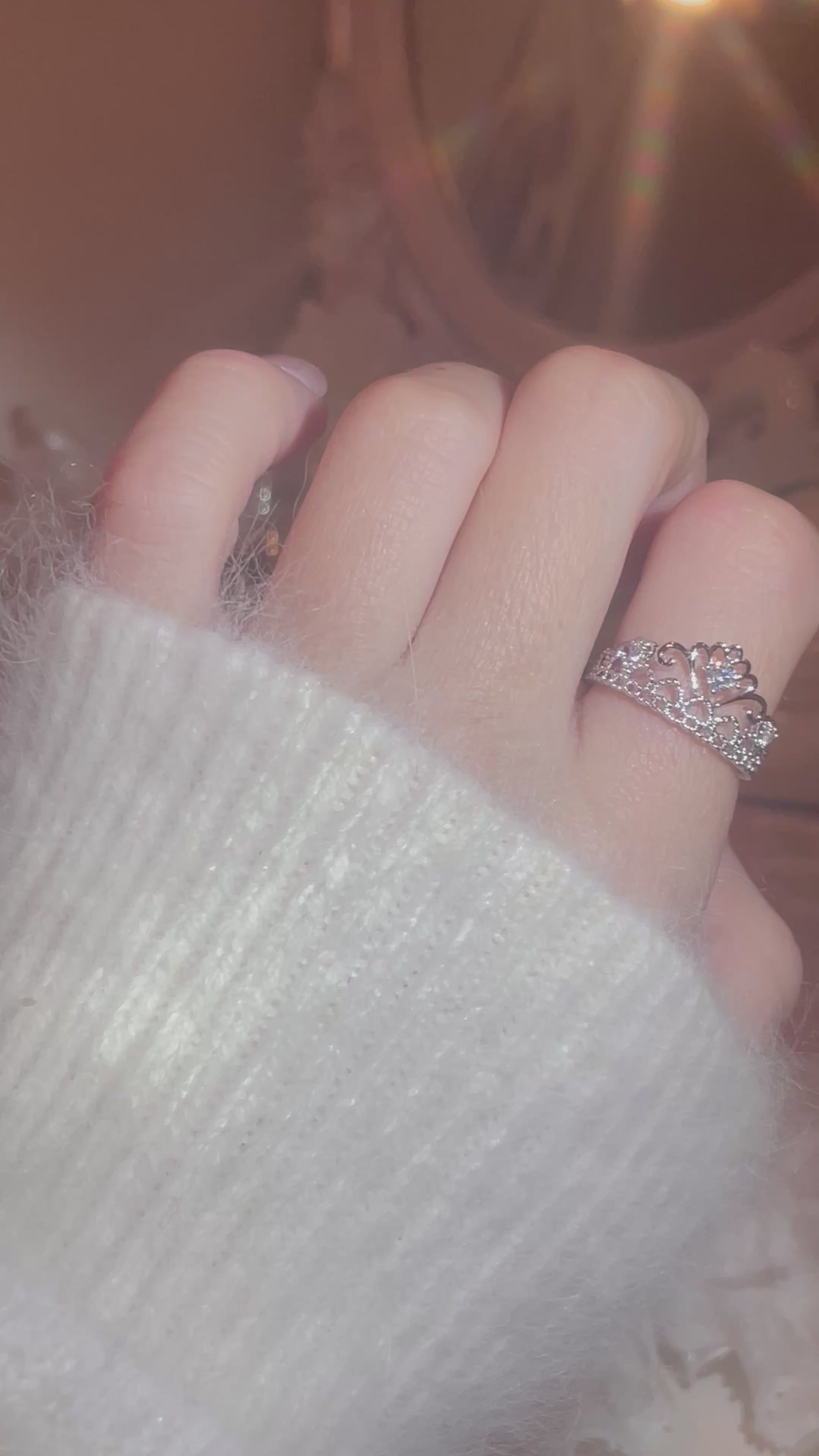 Swan Lace Glow リング