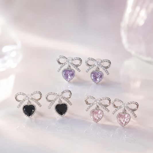 Lovely Knot ピアス ＜新色追加＞